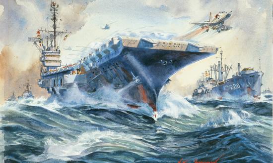 USS Forrestal Painting